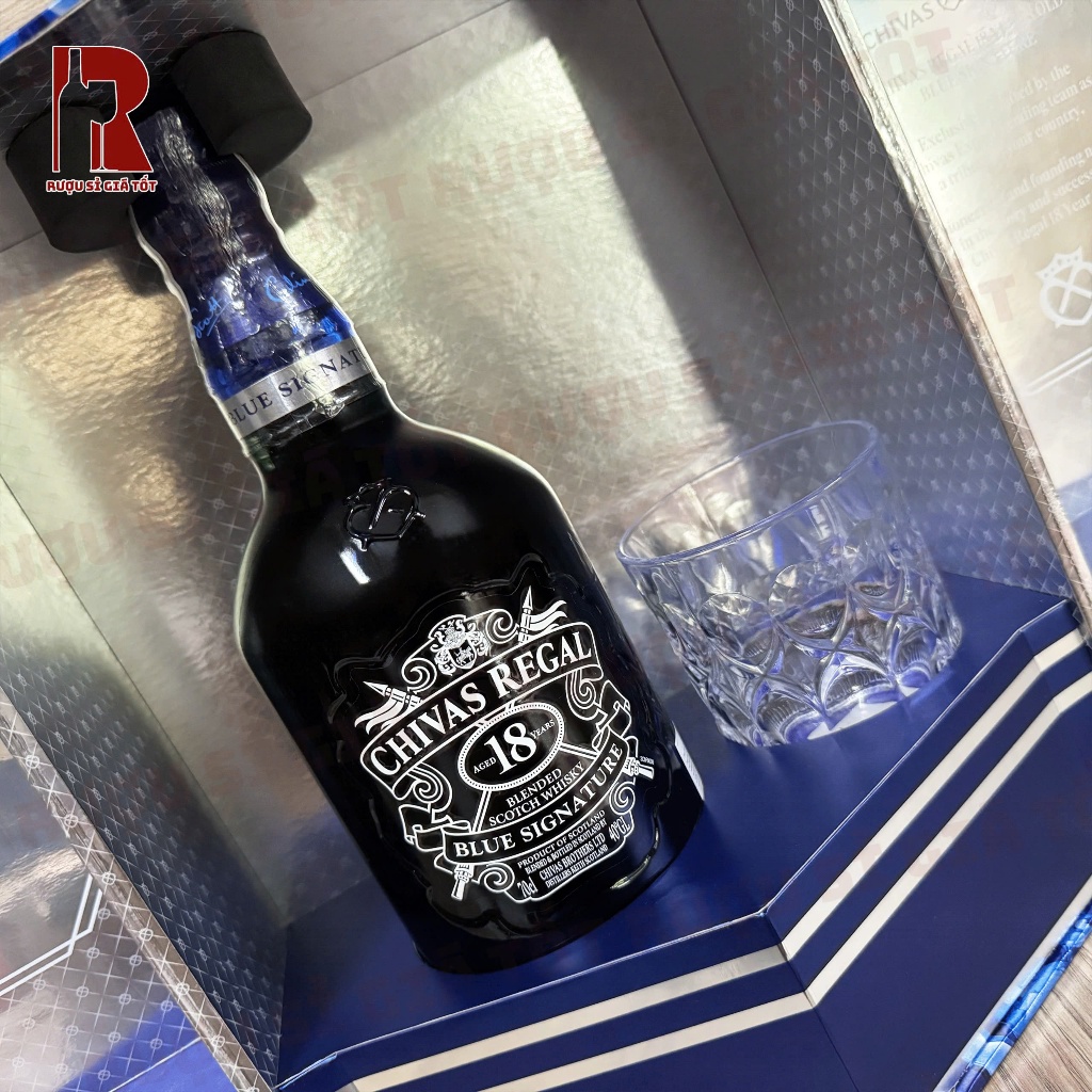 [RƯỢU NGOẠI - WHISKY] Chivas 18 Blue Signature Hộp Quà Tết 2026