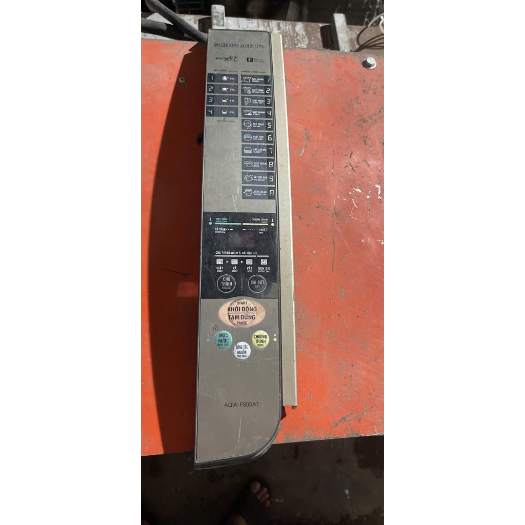 MẶT PHÍM MÁY GIẶT AQUA AQW-F800AT – 8KG – HÀNG THÁO MÁY