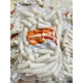 Combo 5 Gói Tokbokki Trắng Cắt Sẵn Hàn Quốc Siêu Dẻo Dai Mỗi Gói 500G