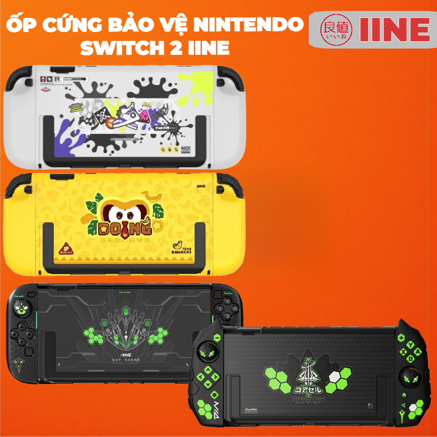 Ốp cứng Cho Nintendo Switch 2 hãng IINE
