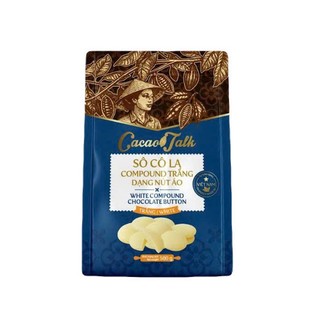 Sô Cô La Compound Trắng Dạng Nút Áo Cacao Talk (500g)