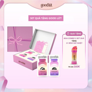  Set quà Good Lứt - Trà gạo lứt mầm Good Lứt – Quà tặng ý nghĩa hỗ trợ thanh nhiệt đẹp da Hộp 150gr 