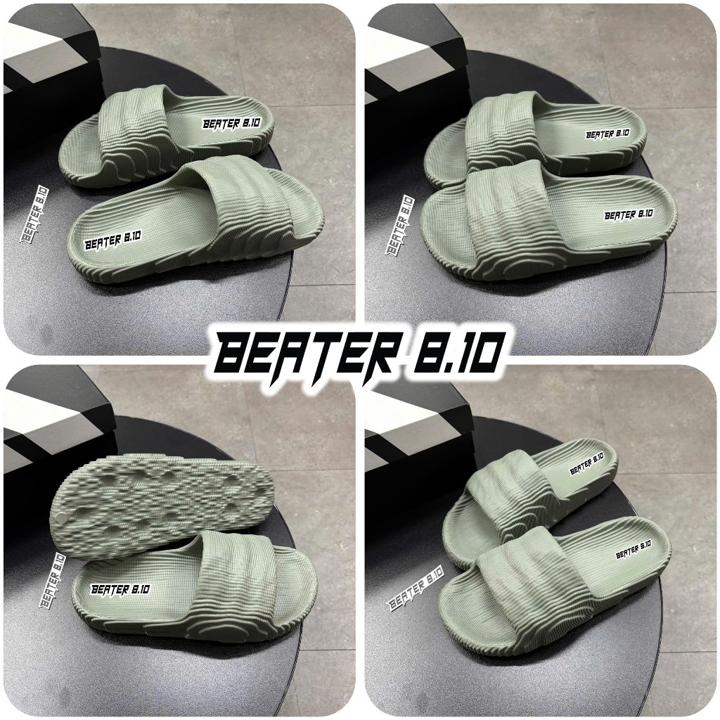 [Chính Hãng] Dép Quai Ngang Adilette 22 Silver Green Màu Xanh Bạc Hiện Đại- IG8264 | Beater8.10