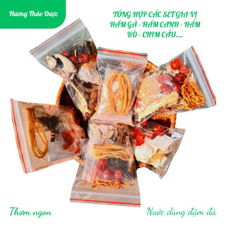 Tổng Hợp Các Set Gia Vị Tiềm Gà, Chim, Bò, Hầm Canh… B.ổ Khí Huyết (1 set)