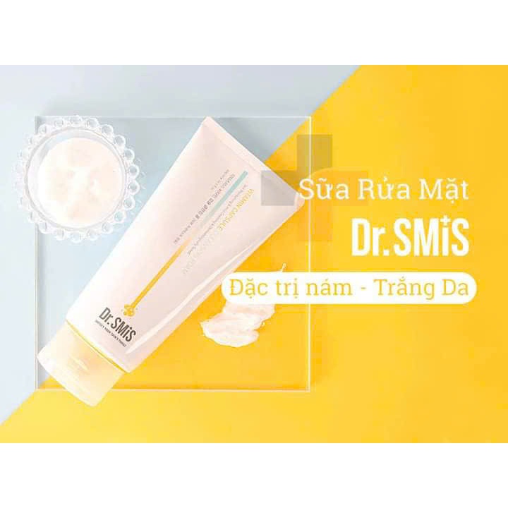 Sữa rửa mặt chăm sóc da trắng da nám DR SMIS Daycell 300ML chính hãng