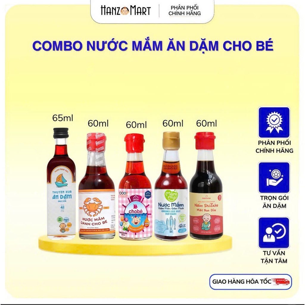 Combo nước mắm cho bé ăn dặm - hanzo2009