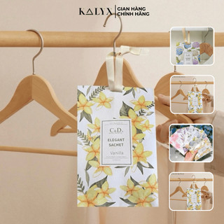   Combo 2 túi  Túi Thơm Nước Hoa Khử Mùi Treo Tủ Quần Áo Tủ Giày - Kalyx Tinh Dầu Thơm 