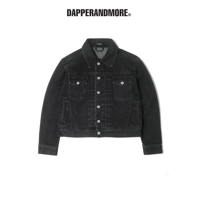 Áo Khoác Jeans DAPPERANDMORE "TRUCKER DENIM JACKET" - Đen
