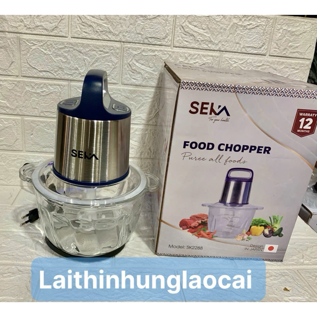Máy xay thịt đa năng Seka-SK2288 ca thuỷ tinh