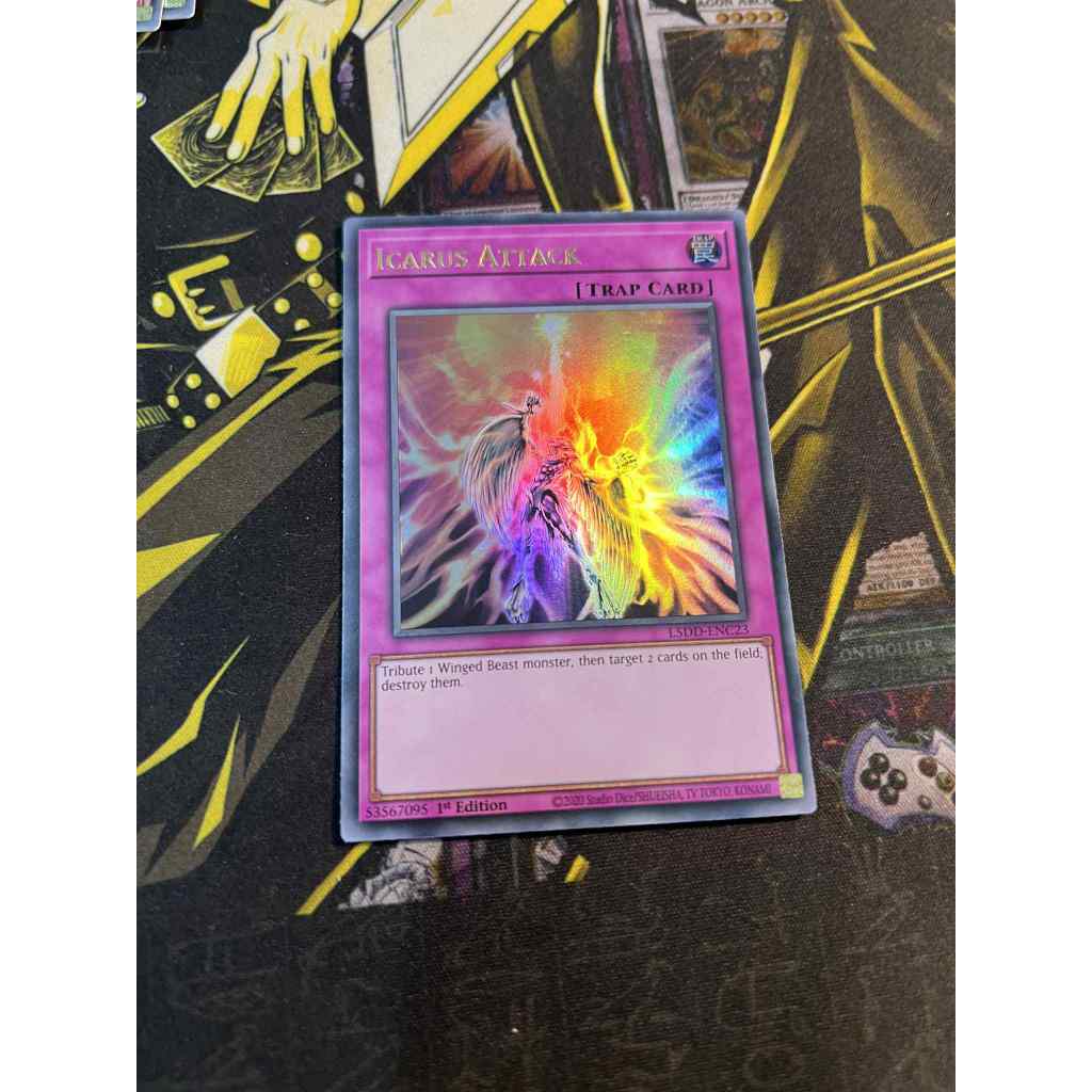 thẻ bài Yugioh chính hãng Icarus Attack L5DD-ENC23