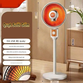  Quạt Sưởi Điện Đứng CAMEL Đa Năng 2 Chế Độ Sưởi Ấm Mùa Đông An Toàn Với Người Già Và Trẻ Nhỏ 