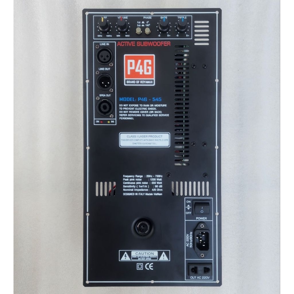 Mạch loa sub/full có Treble bass Class D chuyên full đôi, sub kép