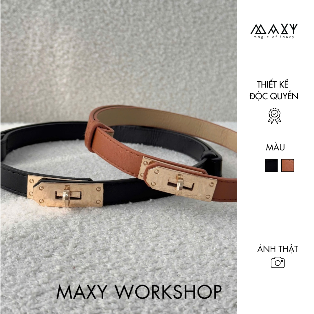 Phụ kiện thắt lưng nữ xinh xắn Belt Maxy Workshop