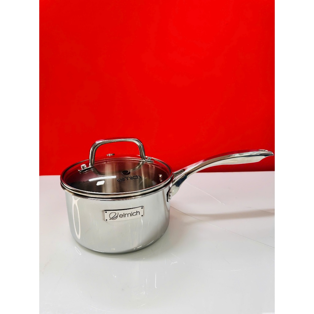 Quánh inox liền khối Elmich Trimax Napoli EL2538IN16 size 16cm