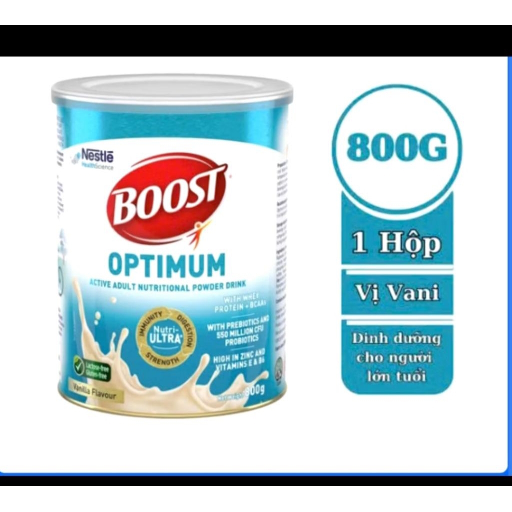 Sữa bột Boost Optimum 400g 800g thực phẩm bổ sung dinh dưỡng cho người ốm.