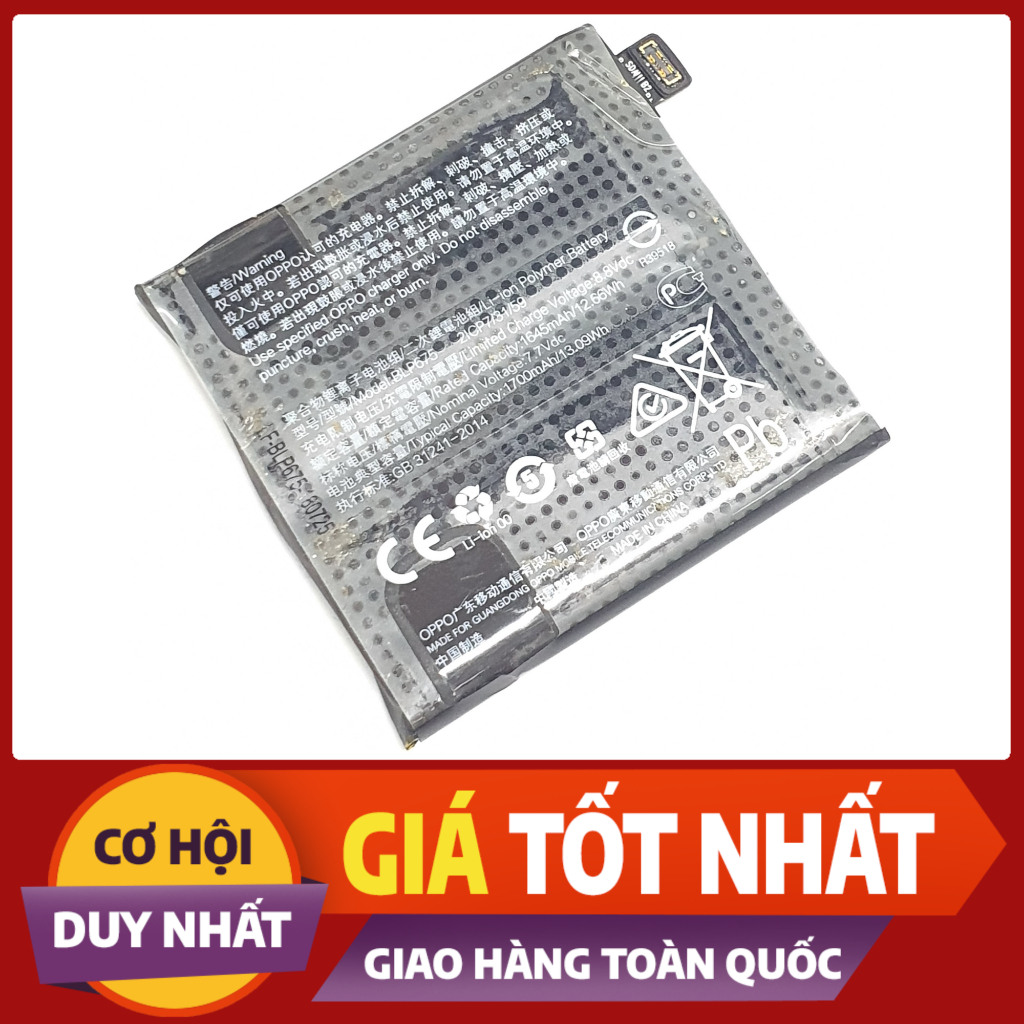 Pin BLP675 OPPO Find X 1645mAh/12.66Wh Zin tháo máy chính hãng