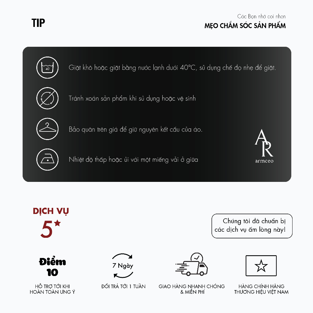 Áo thun ARMCEO Oscar 2026 chống nhăn, tôn dáng công nghệ mới, siêu mềm mịn đứng form | BigBuy360 - bigbuy360.vn