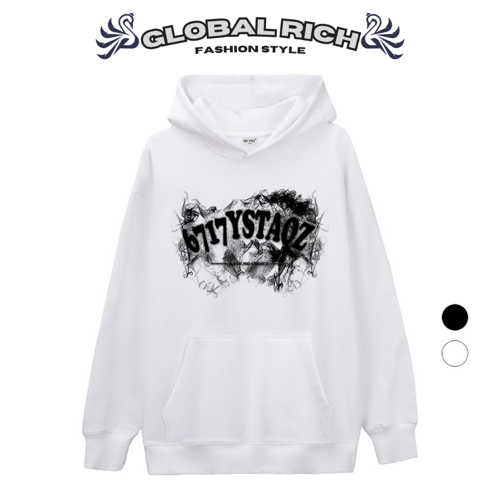 Áo Hoodie Global Rich Premium Nỉ Ystaoz Voltage Have No Choice