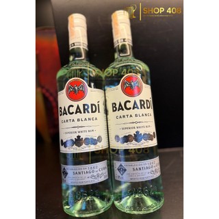 Rượu Bacardi White Rum (Trắng) 750ml không hộp