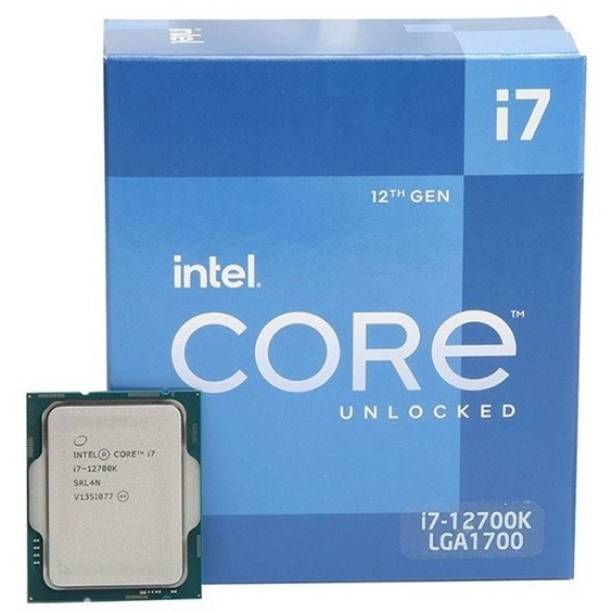 CPU Intel Core i7 12700K (up to 5.00 GHz, 12C20T, Socket 1700) - Bảo Hành 36 Tháng