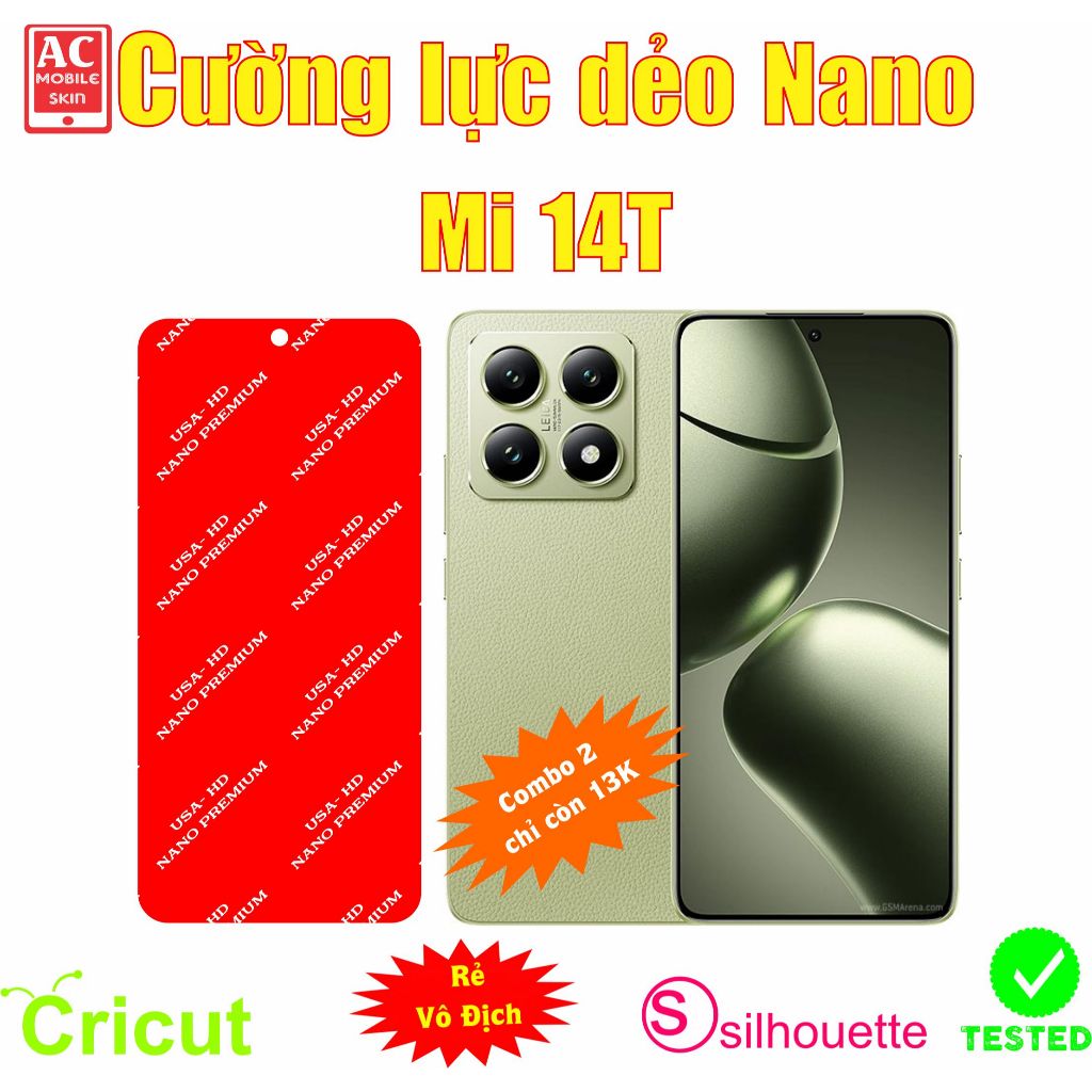 Cường lực dẻo bảo vệ màn hình điện thoại Xiaomi Mi14T (Mi 14T)