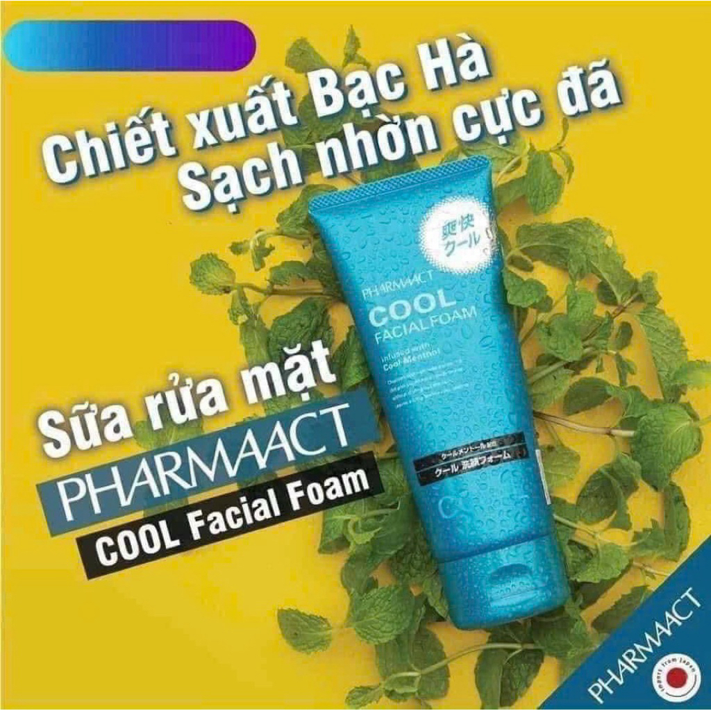 Sữa rửa mặt nam pharmaact Cool