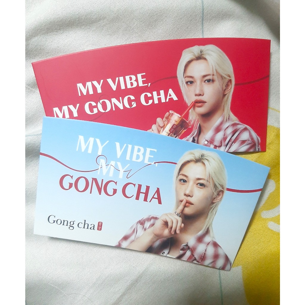 [OFFICIAL] STRAY KIDS FELIX x GONGCHA CUP HOLDER