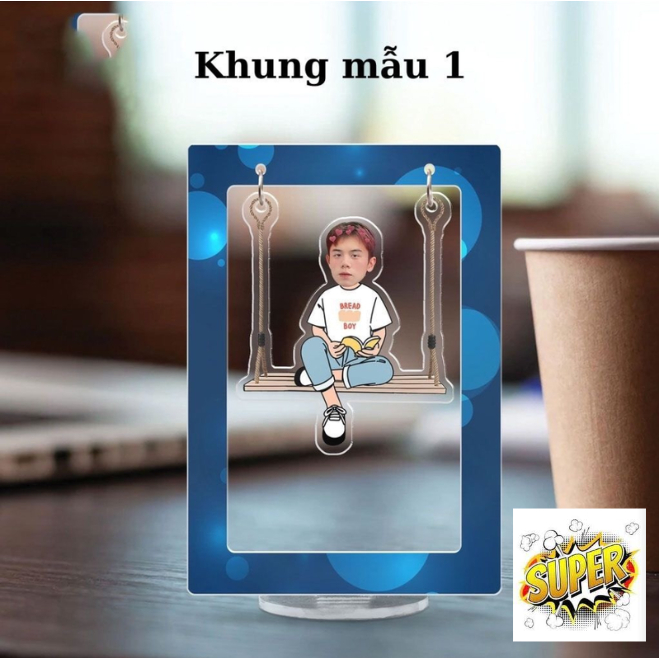 Xích đu standee in theo yêu cầu quà tặng cặp đôi Ac gift