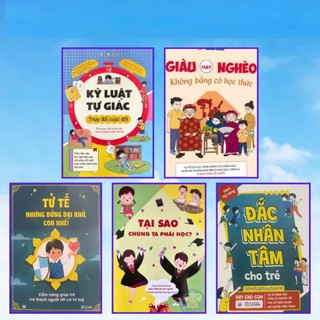  Sách - Bộ 5 Cuốn - Kỷ Luật tự Giác Đăc Nhân Tâm Tại Sao Chúng Ta Phải Học Định Luật Murphy 
