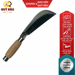 Dao Yếm Làm Cỏ Từ Nhíp Xe Ô Tô Siêu Bền, Mũi Dao Mài Bén, Chuôi Dài Thấu Cán Hàng Cao Cấp