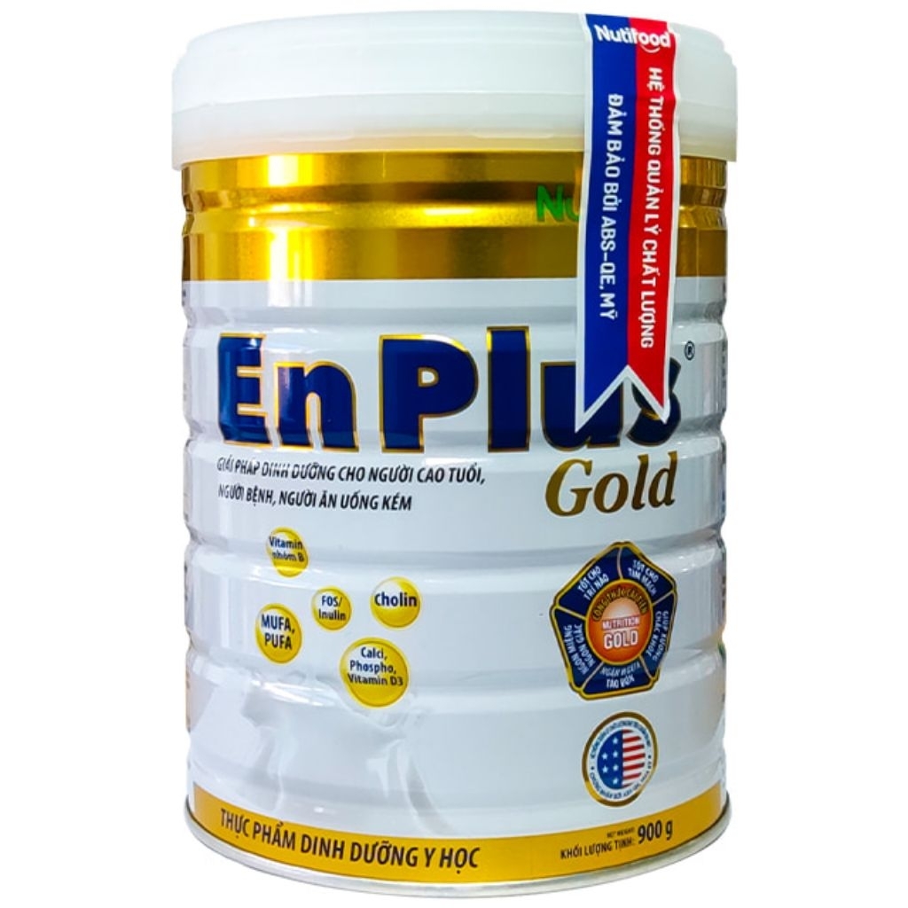 Sữa bột Nuti Enplus Gold lon 900g Date Mới