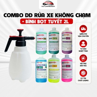  Combo Dung Dịch Rửa Xe Không Chạm Bio Ekokemika - Bình Xịt Bọt Tuyết Cầm Tay 2.5L chính hãng  