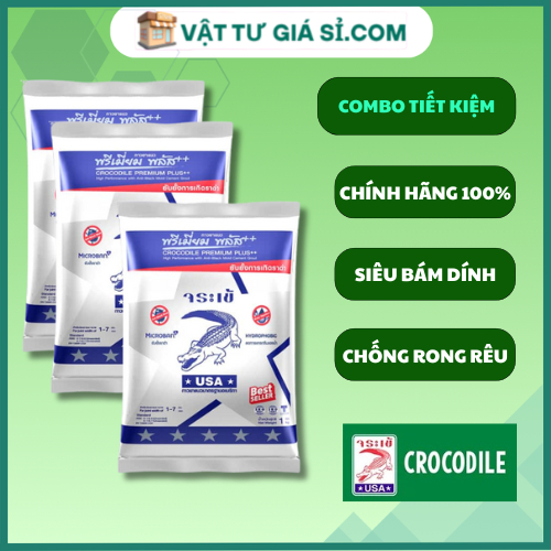 Combo 3 Bịch Keo Chà Ron Cá Sấu Silver Premium Plus Chính Hãng – Keo Chà Ron Cá Sấu Chống Nứt, Chống