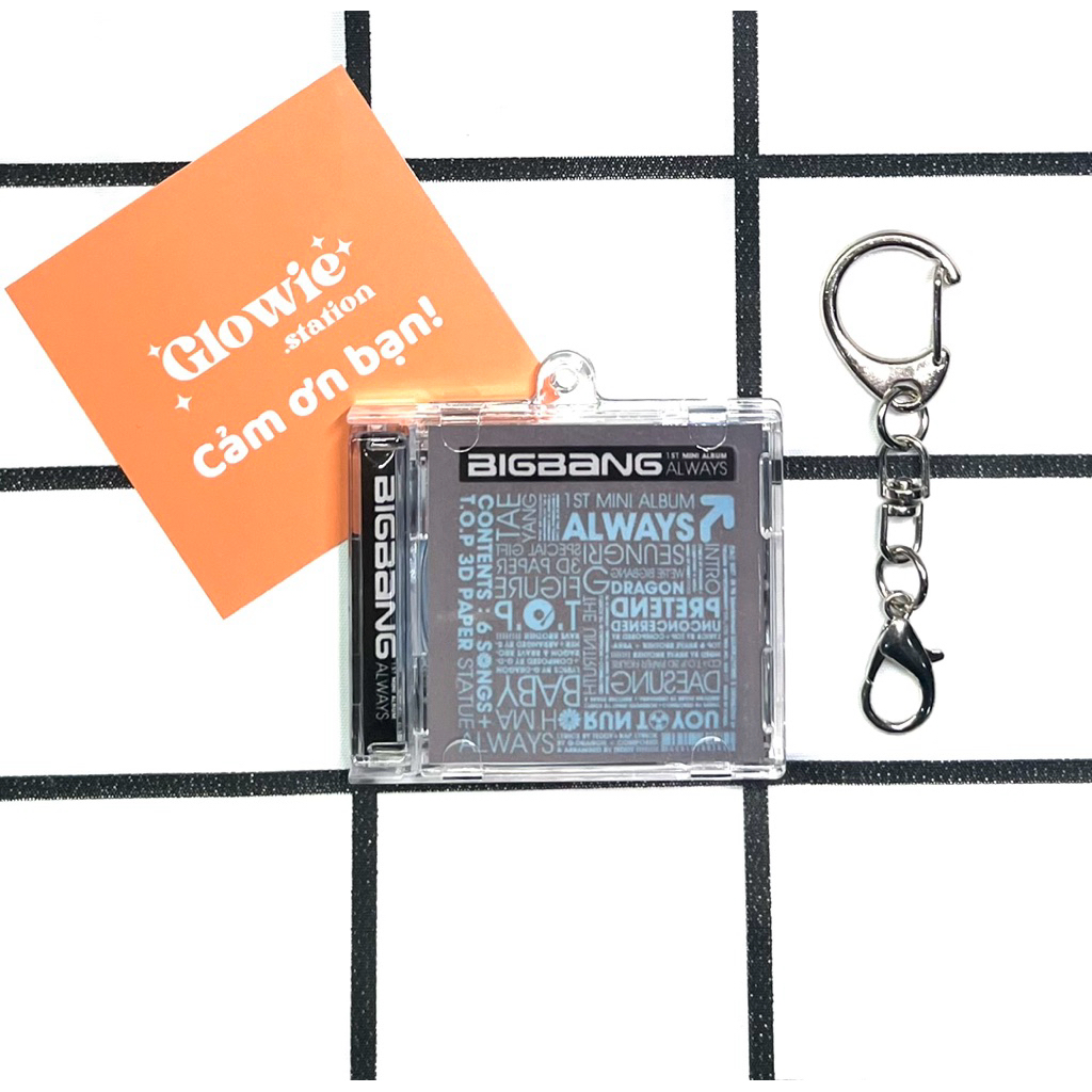 Móc khóa Mini CD Album Always - BIGBANG có NFC quét link nhạc
