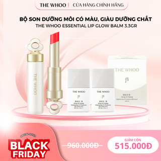   Chính Hãng  Son dưỡng whoo môi chống nắng Hàn Quốc Đông y The  Whoo Gongjinhyang Mi Glow Lip Balm 3.3g 
