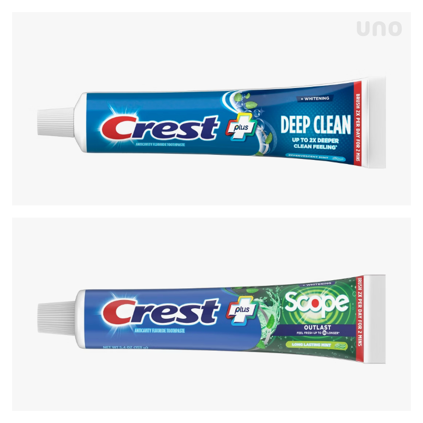 Kem đánh răng CREST Plus Scope Outlast | CREST Plus Deep Clean