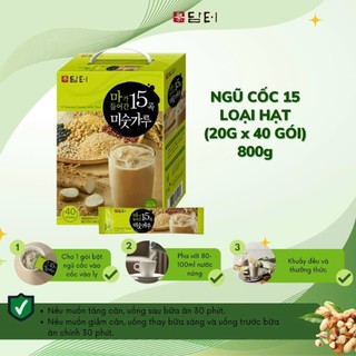 BỘT NGŨ CỐC HÀN QUỐC 40 GÓI