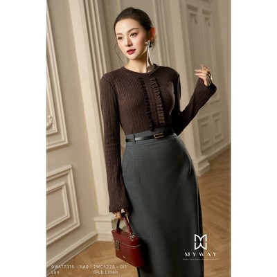 Áo Thun Len Nữ MY WAY Dài Tay Giữ Ấm Cao Cấp 9MAT7315
