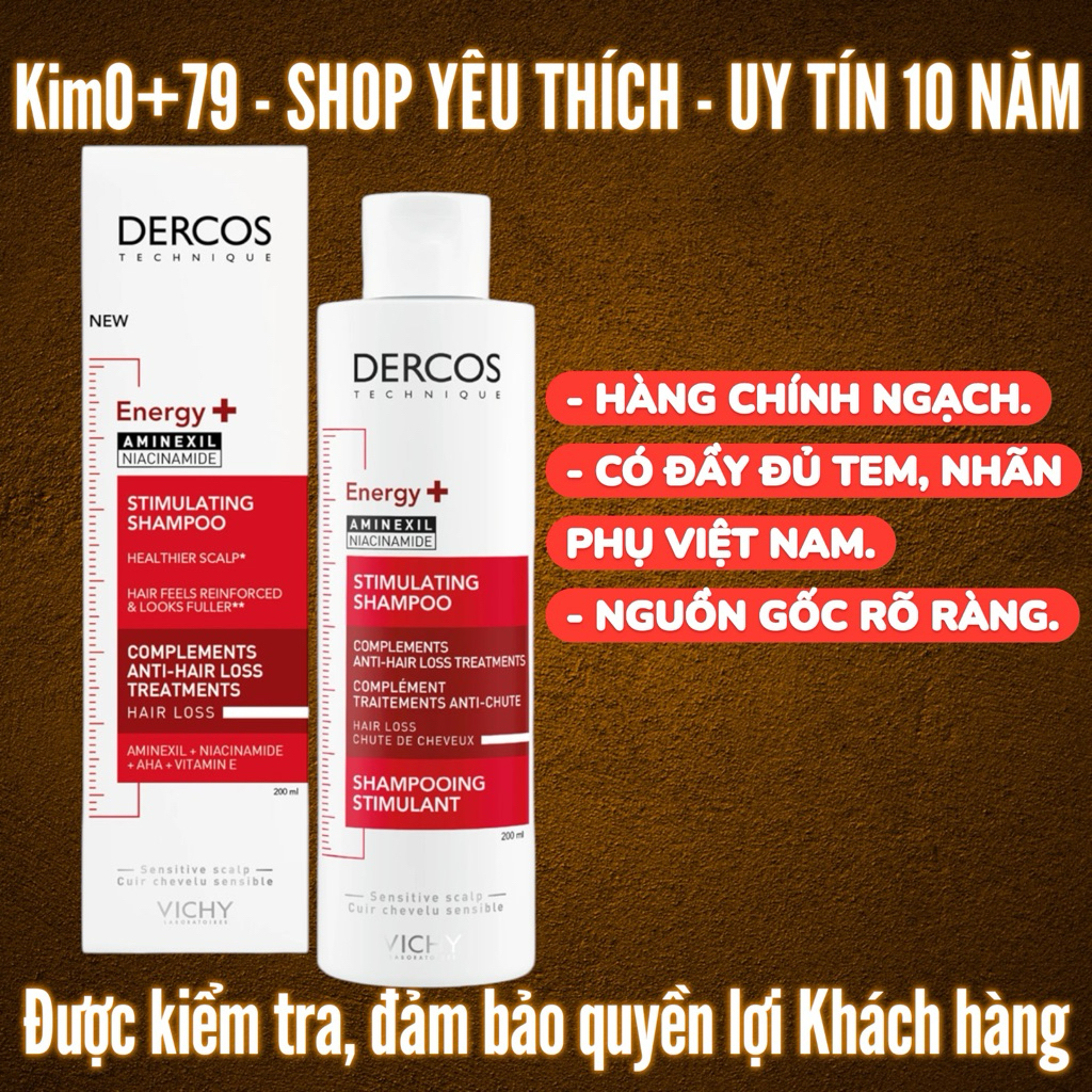 Dầu Gội Ngăn Rụng Tóc Vichy Dercos