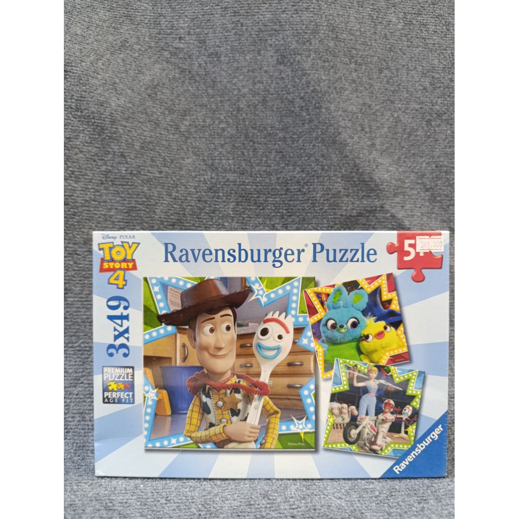 HÀNG OUTLET - Đồ Chơi Xếp Hình Puzzle 3 Bộ 49 Mảnh RAVENSBURGER Disney Toy Story 4 Jigsaw Puzzle RV0