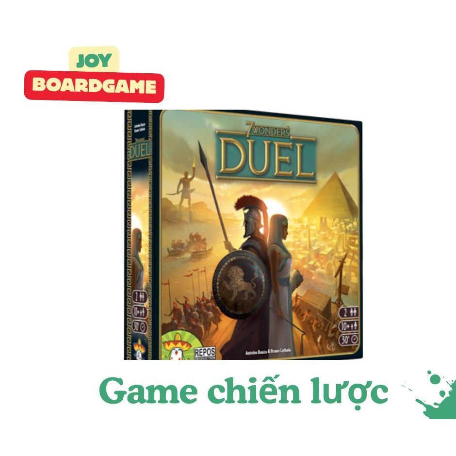 [CAO CẤP] Bộ Bài Trò Chơi Board Game Vui Nhộn 7 Wonders DUEL Chất Lượng Cao bản Tiếng Anh