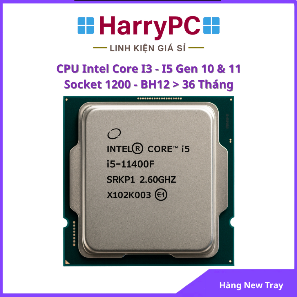 CPU I3 I5 I7 I9 Gen 10 Gen 11 - I3 10100, I3 11100, I5 10400, I5 11400, I7 10700, I7 11700, I9 10900