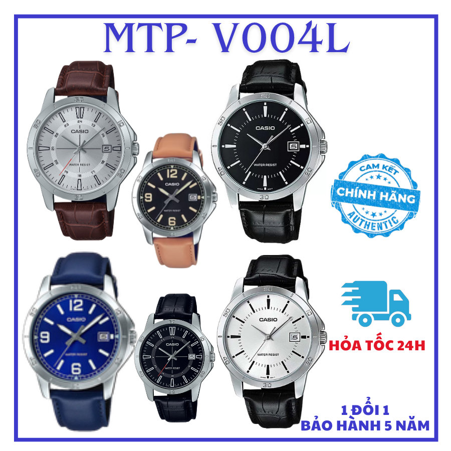 Đồng hồ nam thanh lịch cổ tay size 40mm [ MTP-V004L ]