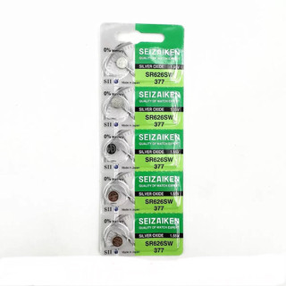 Pin Đồng Hồ Seizaiken SR626SW 377 /SR621SW 364-Pin Bạc Sliver Oxide 1.55V