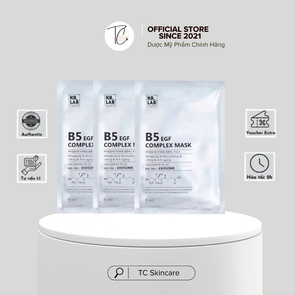 [Công Ty] Mặt nạ Kr.lab B5 EGF Complex Mask b5 krlab phục hồi