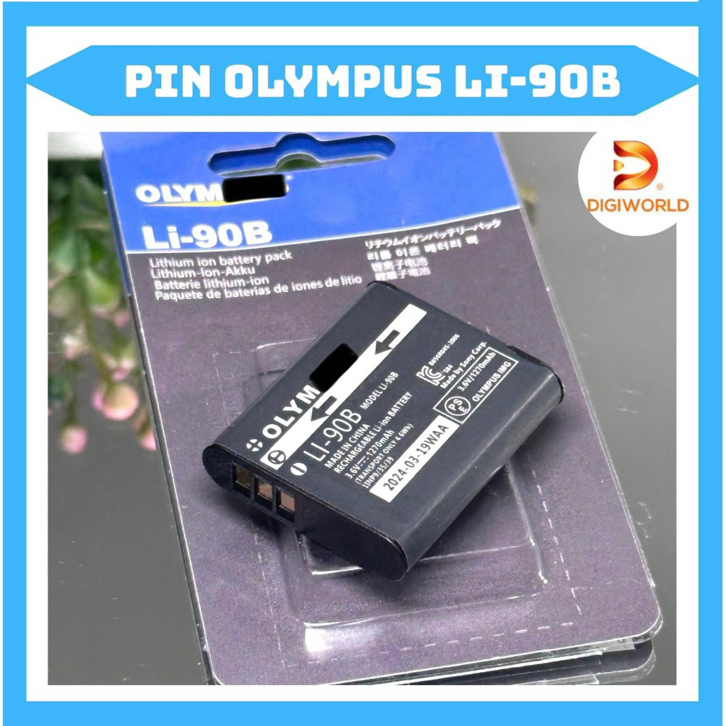 Pin Olympus Li-92B (Li-90B) cho máy Olympus Tough TG-5, TG-6, TG-7,…