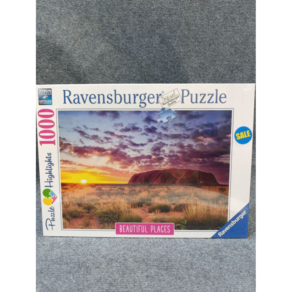 HÀNG OUTLET - Đồ Chơi Xếp Hình Puzzle 1000 Mảnh RAVENSBURGER Ayers rock Jigsaw Puzzle 15155 4 - Herb