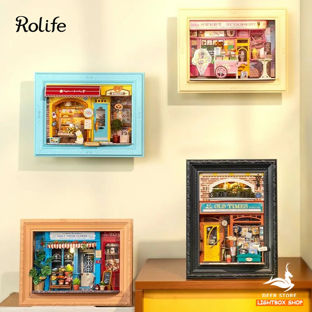 Mô hình Rolife Robotime STORY FRAMES SERIES | Tranh Treo Tường hoặc Để Bàn DP001 Tự lắp ráp