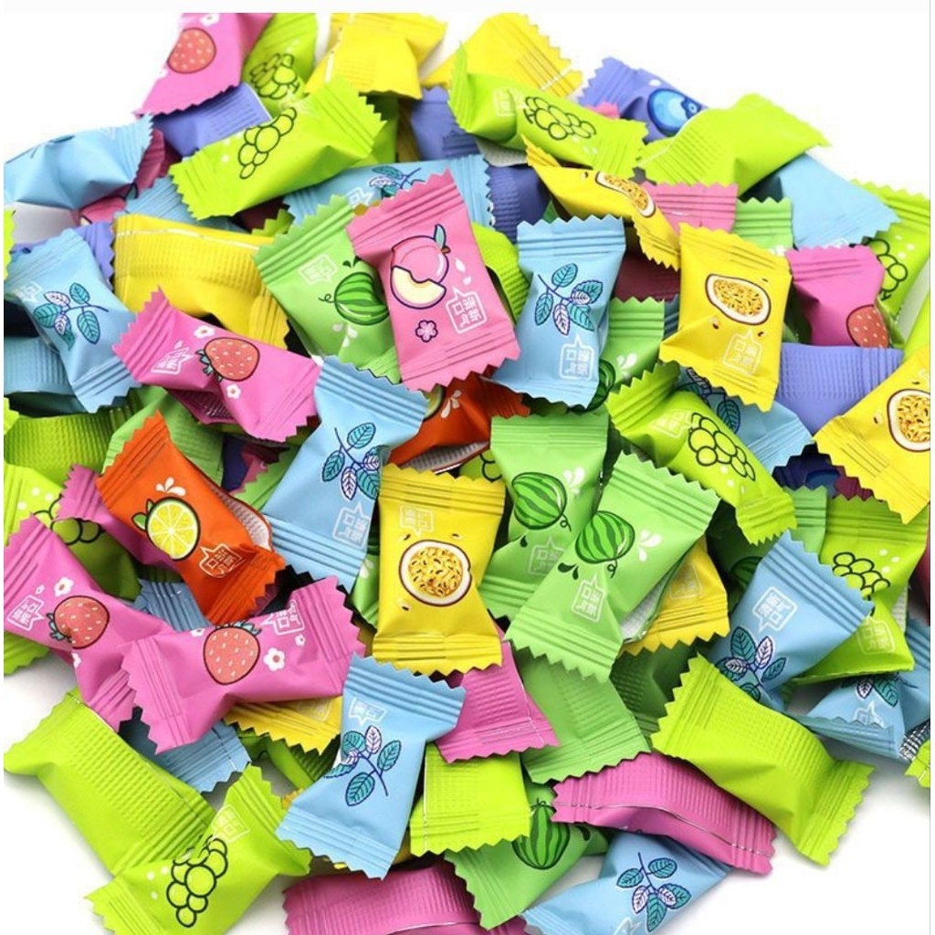 500g Kẹo Trái Cây Vitamin C  Không Đường 20 Vị - 1996 Food Mart Candy