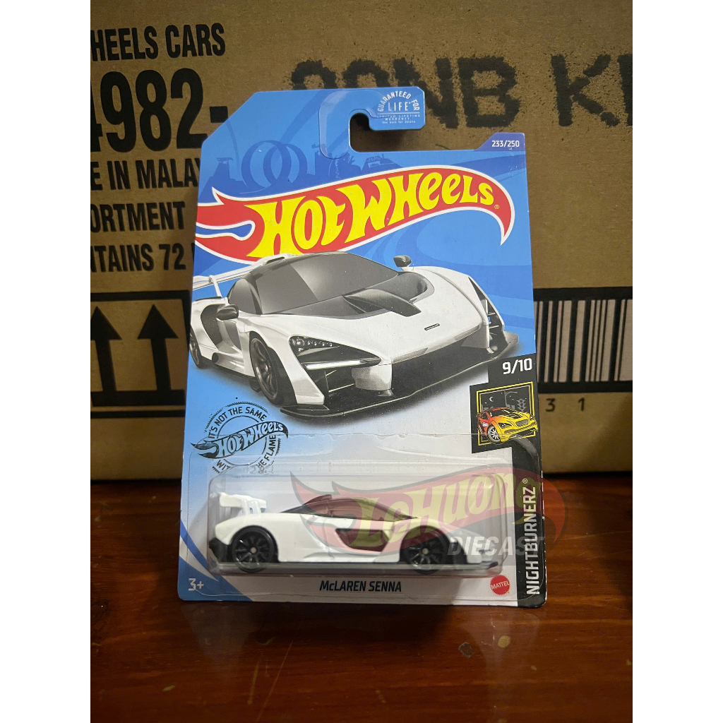 LeHuong Diecast - Xe Hot Wheels McLaren Senna (White)
